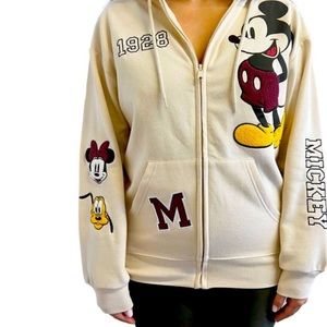 Mickey Mouse Disney Full Zip Up Hoodie